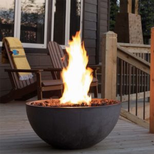 Outdoor heating fire bowl